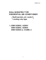 Preview for 3 page of Mitsubishi Heavy Industries SRK-13CMS-2 Technical Manual & Parts List