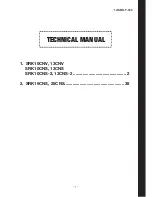 Preview for 2 page of Mitsubishi Heavy Industries SRK10CNS Technical Manual