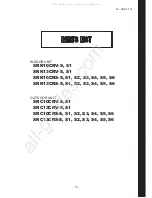 Preview for 61 page of Mitsubishi Heavy Industries SRK10CRS-S Technical Manual & Parts Lists