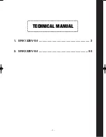 Preview for 2 page of Mitsubishi Heavy Industries SRK13ZEV-S4 Technical Manual & Parts List