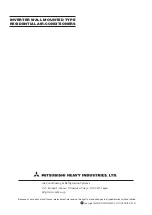 Preview for 103 page of Mitsubishi Heavy Industries SRK60ZMX-S Technical Manual