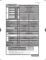 Preview for 4 page of Mitsubishi Heavy Industries SRK63ZSPR-S Technical Manual