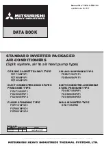 Mitsubishi Heavy Industries SRK71VNPZM Data Book preview