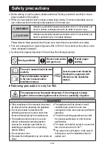 Preview for 4 page of Mitsubishi Heavy Industries SRR25Z6-W User Manual