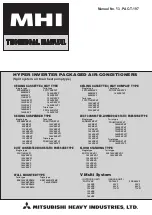 Preview for 1 page of Mitsubishi Heavy Industries V Multi 100VNX Technical Manual