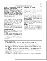 Preview for 5 page of Mitsubishi 1989 Galant Service Manual