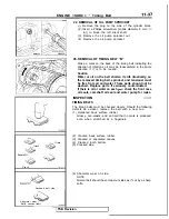 Preview for 87 page of Mitsubishi 1989 Galant Service Manual