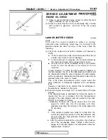 Preview for 107 page of Mitsubishi 1989 Galant Service Manual