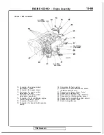 Preview for 115 page of Mitsubishi 1989 Galant Service Manual