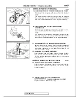 Preview for 117 page of Mitsubishi 1989 Galant Service Manual