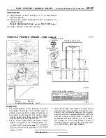 Preview for 199 page of Mitsubishi 1989 Galant Service Manual