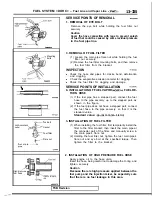 Preview for 467 page of Mitsubishi 1989 Galant Service Manual