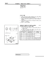 Preview for 574 page of Mitsubishi 1989 Galant Service Manual