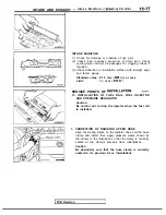 Preview for 603 page of Mitsubishi 1989 Galant Service Manual