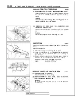 Preview for 606 page of Mitsubishi 1989 Galant Service Manual