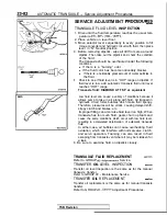 Preview for 788 page of Mitsubishi 1989 Galant Service Manual