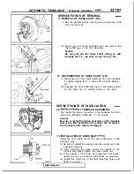 Preview for 813 page of Mitsubishi 1989 Galant Service Manual