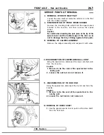 Preview for 837 page of Mitsubishi 1989 Galant Service Manual