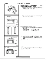 Preview for 858 page of Mitsubishi 1989 Galant Service Manual