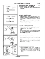 Preview for 879 page of Mitsubishi 1989 Galant Service Manual