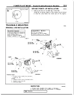 Preview for 910 page of Mitsubishi 1989 Galant Service Manual