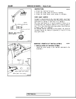 Preview for 1201 page of Mitsubishi 1989 Galant Service Manual