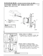 Preview for 1255 page of Mitsubishi 1989 Galant Service Manual