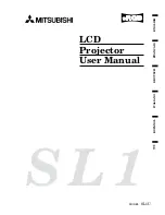 Preview for 1 page of Mitsubishi ColorView SL1U User Manual