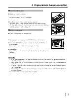 Preview for 8 page of Mitsubishi CP710E Operation Manual