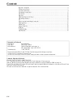 Preview for 4 page of Mitsubishi DLP EW270U User Manual