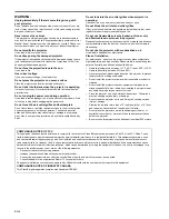 Preview for 6 page of Mitsubishi DLP EW270U User Manual