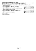 Preview for 36 page of Mitsubishi DLP NW31U-EST User Manual