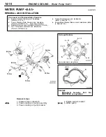 Preview for 16 page of Mitsubishi Engine cooling Workshop Manual