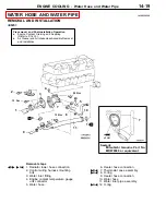 Preview for 19 page of Mitsubishi Engine cooling Workshop Manual