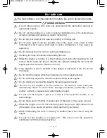 Preview for 2 page of Mitsubishi FD Instruction Manual