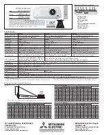 Mitsubishi FD630U Specification preview