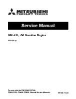 Preview for 1 page of Mitsubishi FG35-FG50 Service Manual