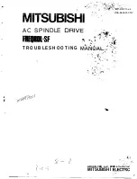 Mitsubishi FREQROL-SF Troubleshooting Manual preview