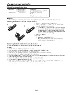 Preview for 6 page of Mitsubishi HC4000 User Manual