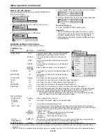 Preview for 26 page of Mitsubishi HC4000 User Manual