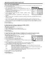 Preview for 33 page of Mitsubishi HC4000 User Manual