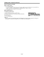 Preview for 21 page of Mitsubishi HC7000 User Manual