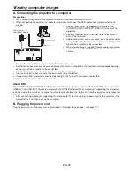Preview for 22 page of Mitsubishi HC7000 User Manual