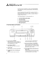 Preview for 8 page of Mitsubishi HS-U130 Owner'S Manual