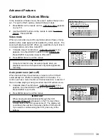 Preview for 41 page of Mitsubishi HS-U448 Owner'S Manual