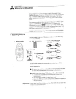 Preview for 7 page of Mitsubishi HS-U520 Owner'S Manual