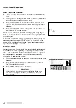 Preview for 50 page of Mitsubishi HS-U577 Owner'S Manual