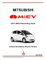 Mitsubishi i-MiEV 2014 Dismantling Manual preview