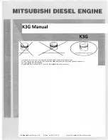 Preview for 1 page of Mitsubishi K3G Manual