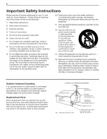 Preview for 4 page of Mitsubishi LT-46149 Owner'S Manual